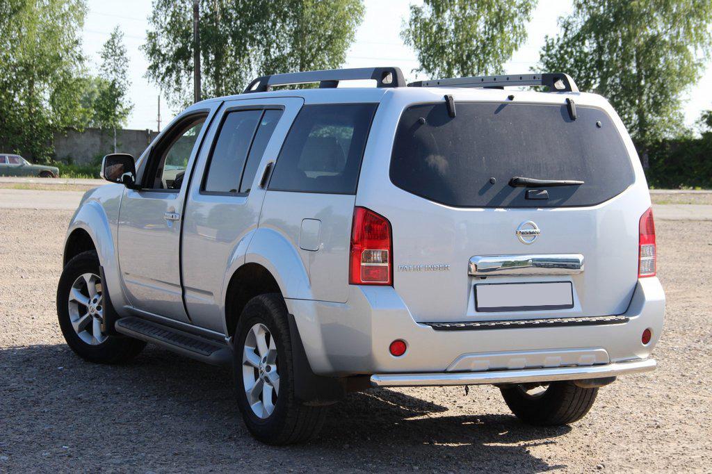 Задняя дуга AK002 CAN для Nissan Pathfinder R51 2005-2014 гг. нержавеющая сталь Хром