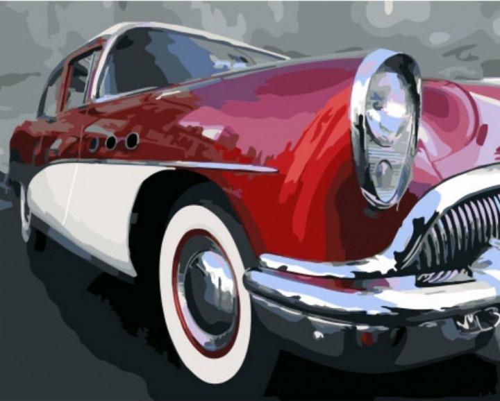 Картина за номерами Brushme Червоне ретро (GX32550)