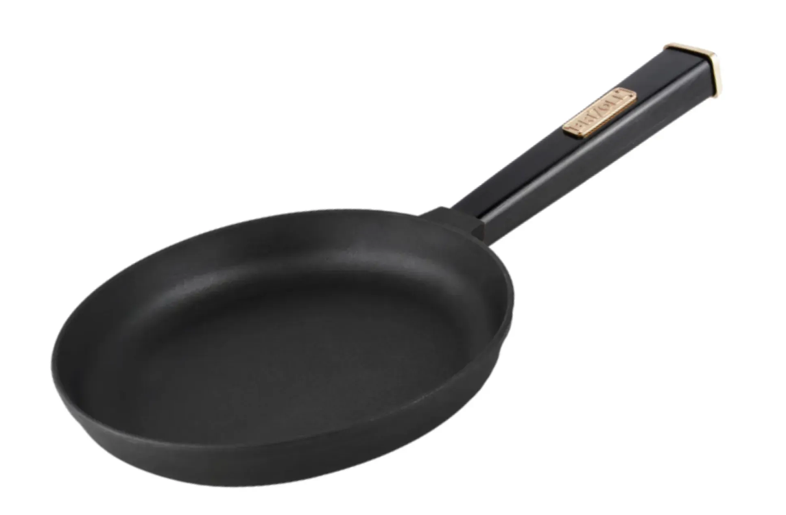 Сковорода чугунная Brizoll Optima с деревянной ручкой 200х35 мм Black - фото 1 Сковорода чугунная Brizoll Optima с деревянной ручкой 200х35 мм Black - фото 1
