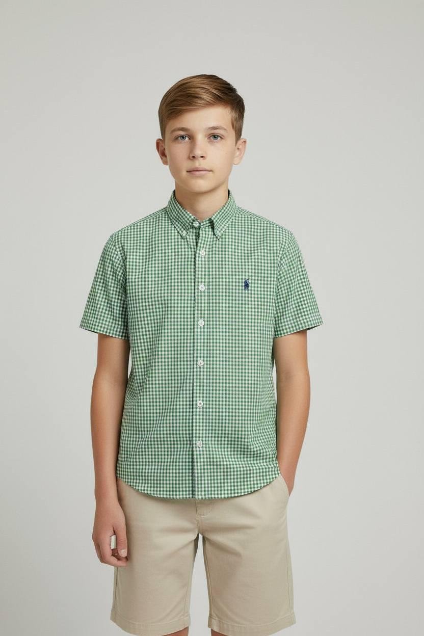 Сорочка Polo Ralph Lauren 5 років 110 см Зелений (001300133)