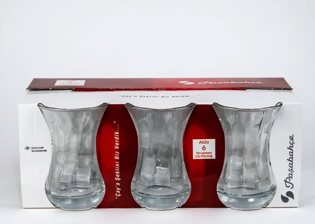 Набор стаканов Pasabahce Aida армуду для чая 160 мл 6 шт. (62511) Набор стаканов Pasabahce Aida армуду для чая 160 мл 6 шт. (62511)