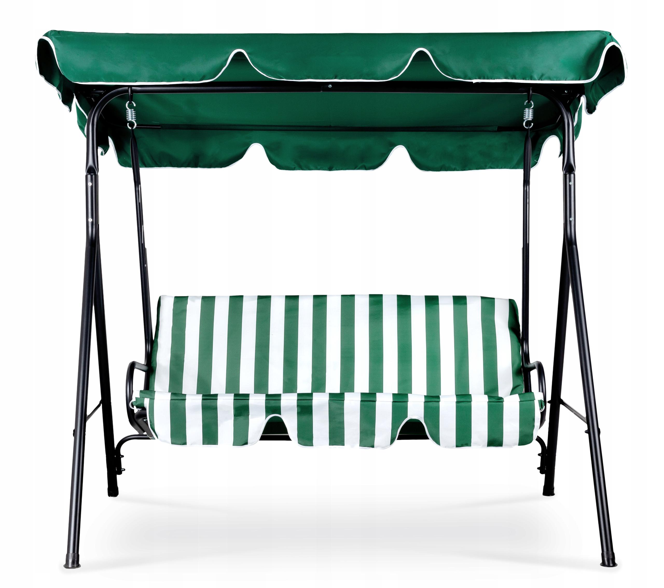 Садовая качеля на 3 человека Зеленый - фото 3 Садовая качеля на 3 человека Зеленый - фото 3