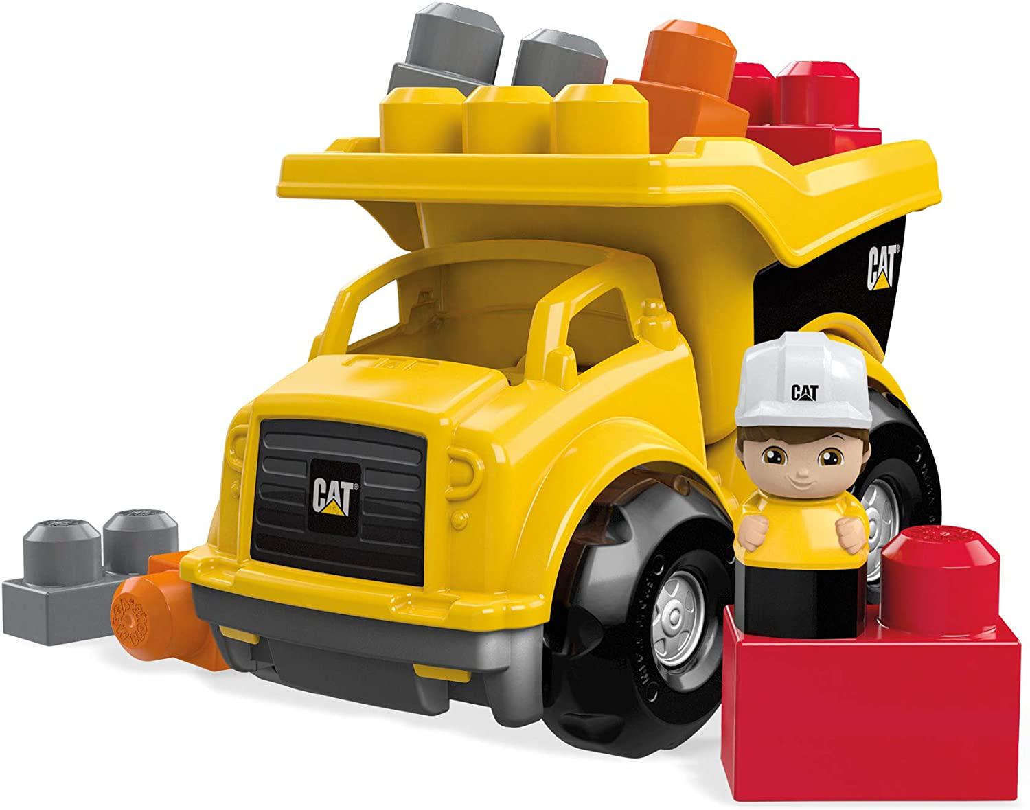 Машина самоскид із ігровими блоками Мега Блокс Mega Bloks Cat Lil' Dump Truck Fisher Price