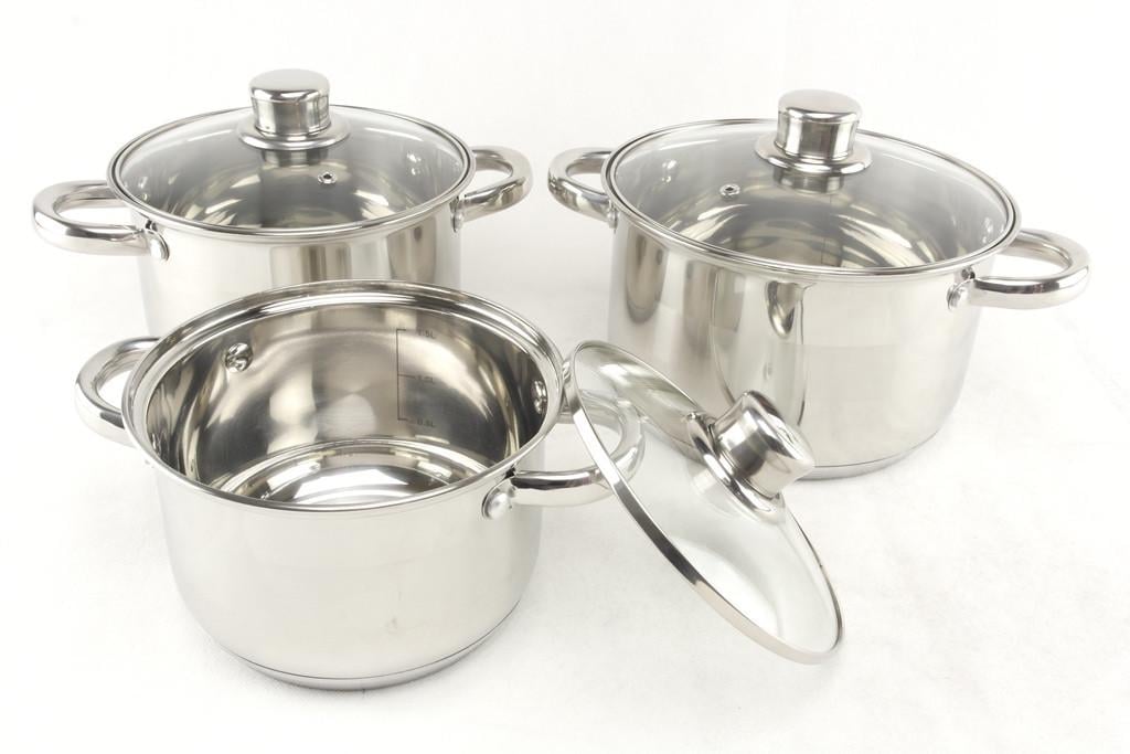 Набор кастрюль А-Плюс 6 пр. (554)