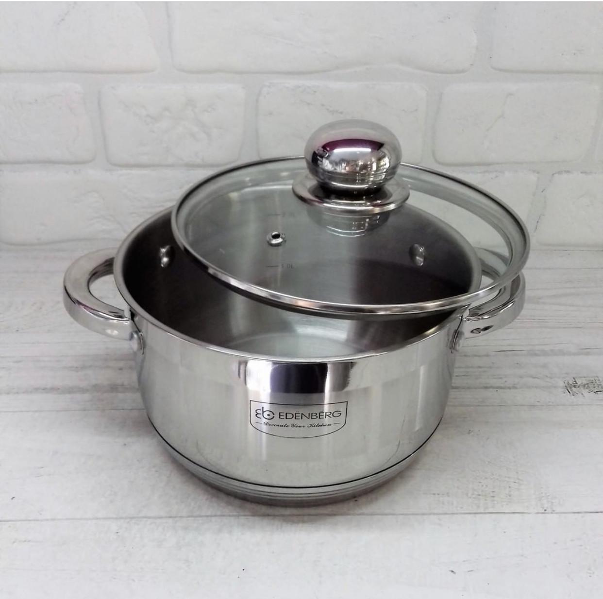 Набор кастрюль Edenberg EB-4019 10 пр. - фото 3 Набор кастрюль Edenberg EB-4019 10 пр. - фото 3