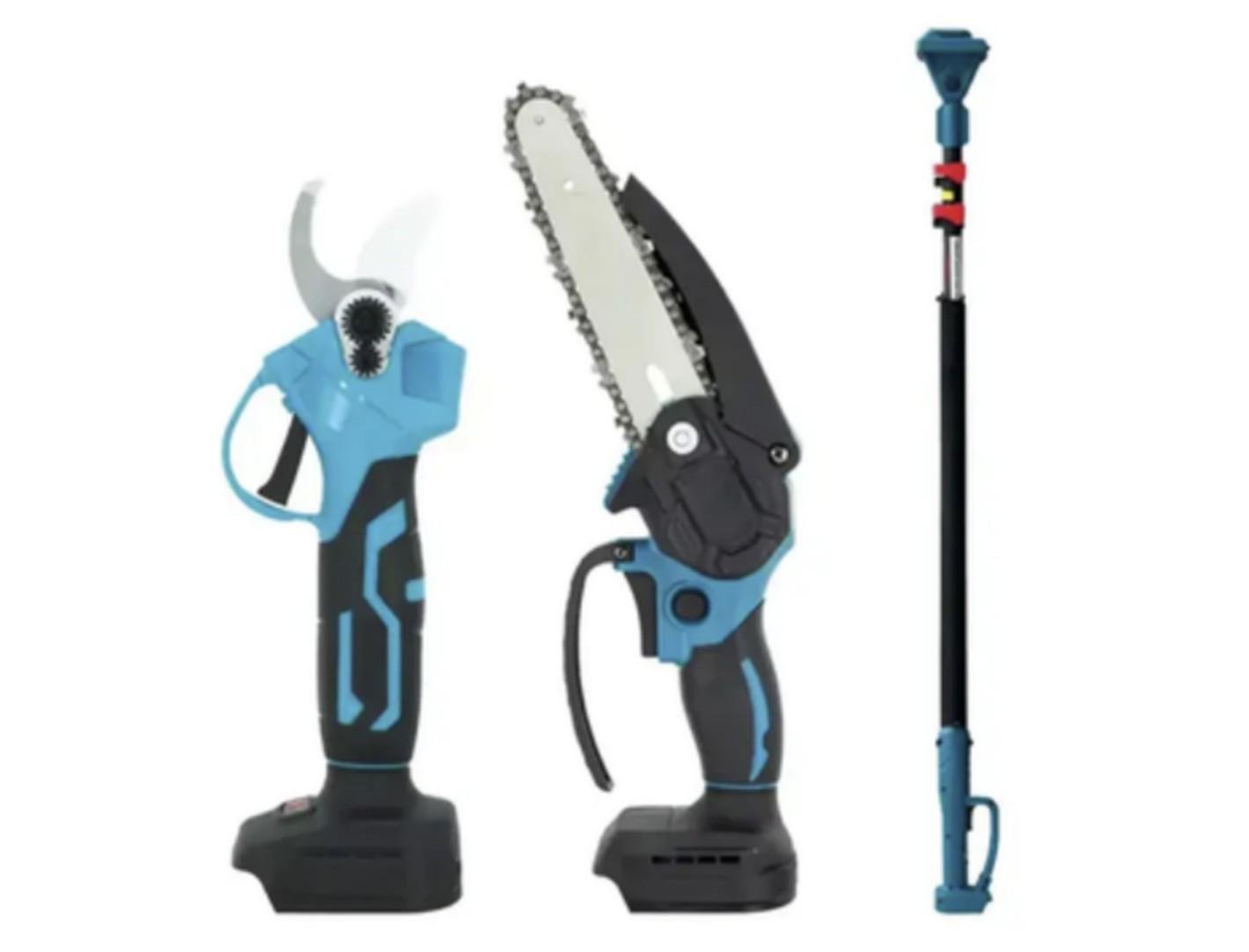 Набір акумуляторний KRAFFTEC DUP570+DUC170Z 42V 6 Ah 3в1 секатор/пила/штанга 2,7 м (	4567) - фото 6