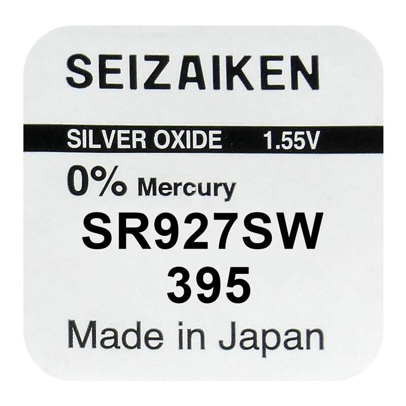 Батарейки срібно-цинкові Seiko 395 SR927SW G7 399 1,55V 10 шт. (23361150)