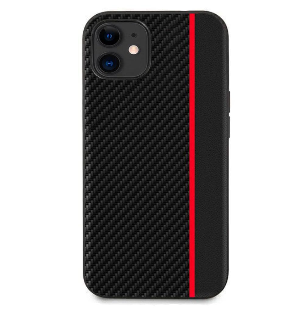 Чехол накладка Primolux CFC для Apple iPhone 12 / iPhone 12 Pro - Black&Red - фото 3