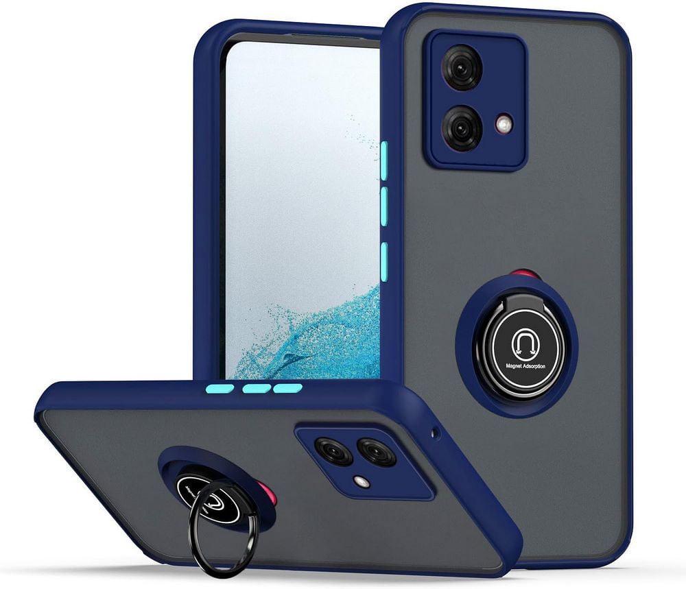 Защитный чехол MatteLuxe Motorola G84 (с кольцом) Blue (38253-28)