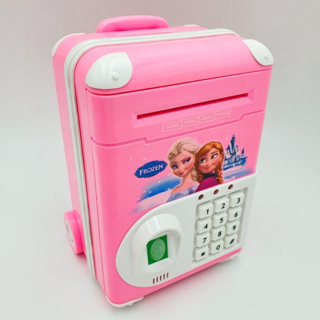 Копилка-сейф с кодовым замком и отпечатком пальца Холодное сердце (5-EL-511)