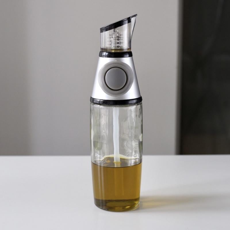 Бутылка с дозатором для масла и уксуса диспенсер с мерной чашей 500 мл (00000010032) - фото 4 Бутылка с дозатором для масла и уксуса диспенсер с мерной чашей 500 мл (00000010032) - фото 4