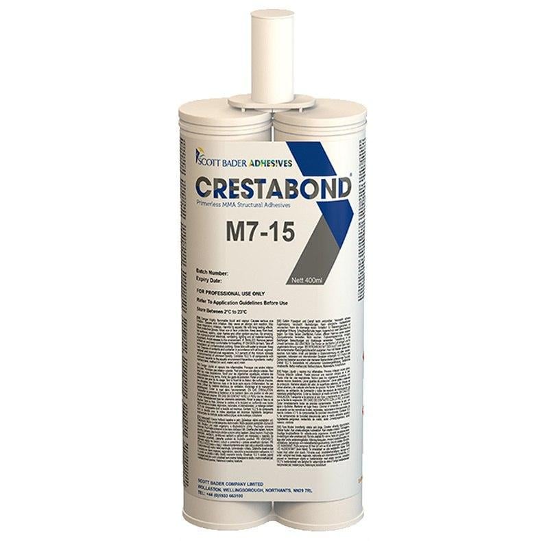 Клей метакрилатный двухкомпонентный Crestabond M7-15 для металлов/композитов и пластиков 400 мл (29853218)
