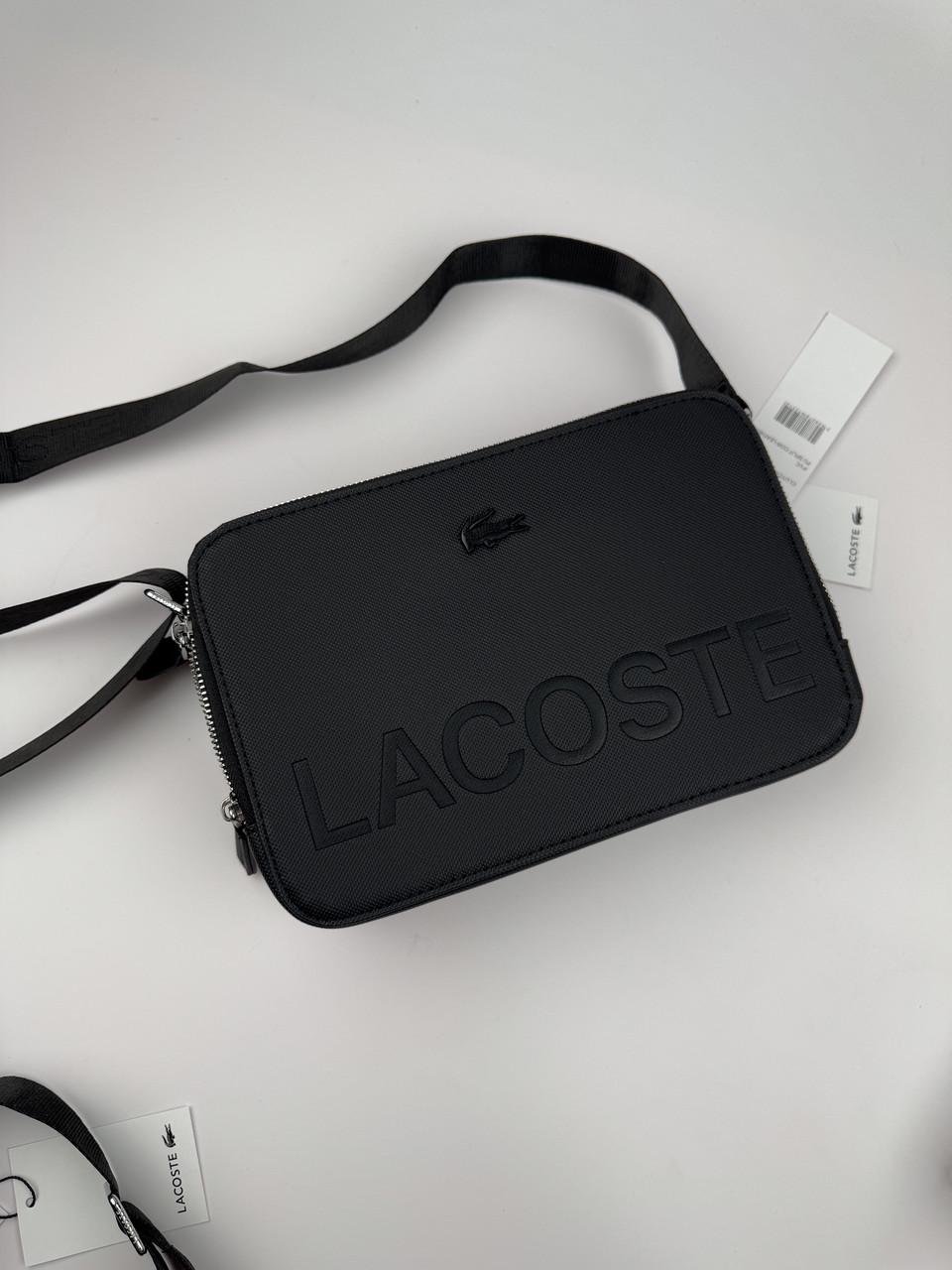 Сумка через плечо Lacoste Черный