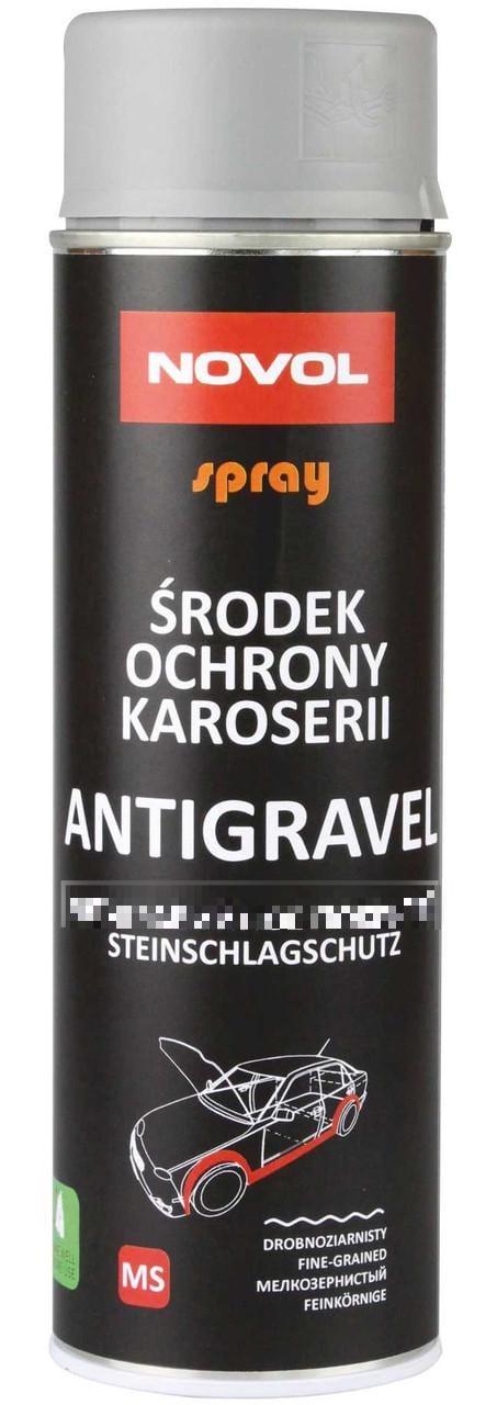 Антигравійне покриття NOVOL Spray Antigravel 500 мл Сірий