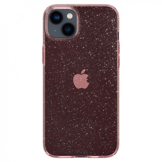 Чехол для телефона Spigen Liquid Crystal Glitter Apple iPhone 14 Прозрачный с розовым (ACS05035)