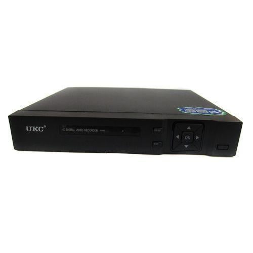 DVR реєстратор BNC/V-OUT 4 канальний UKC CAD 1204 AHD 4 cam чорний