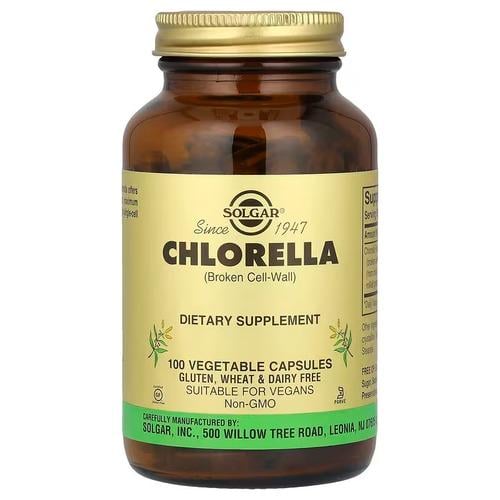 Хлорелла Solgar Chlorella 100 капс. (SOL-03818)