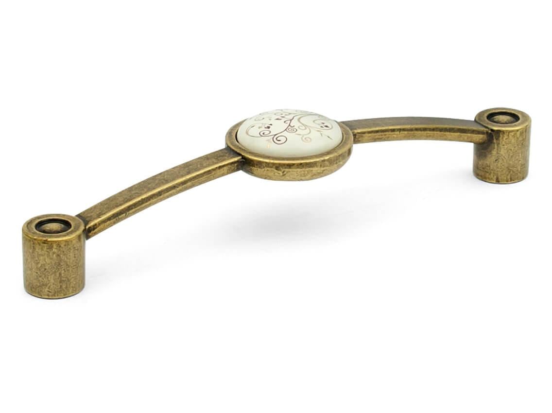 Мебельная ручка-скоба Virno Azure 103/128 MLC A11 Бронза