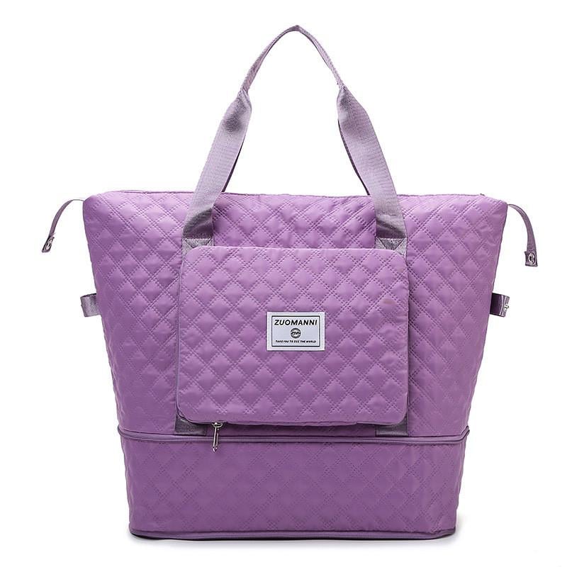 Дорожная сумка-трансформер ZuoManNi для ручной клади водонепроницаемая Фиолетовый (М2520220)