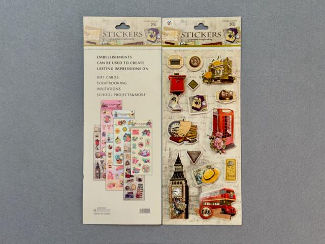 Набор 3D стикеров Лондон (22776)
