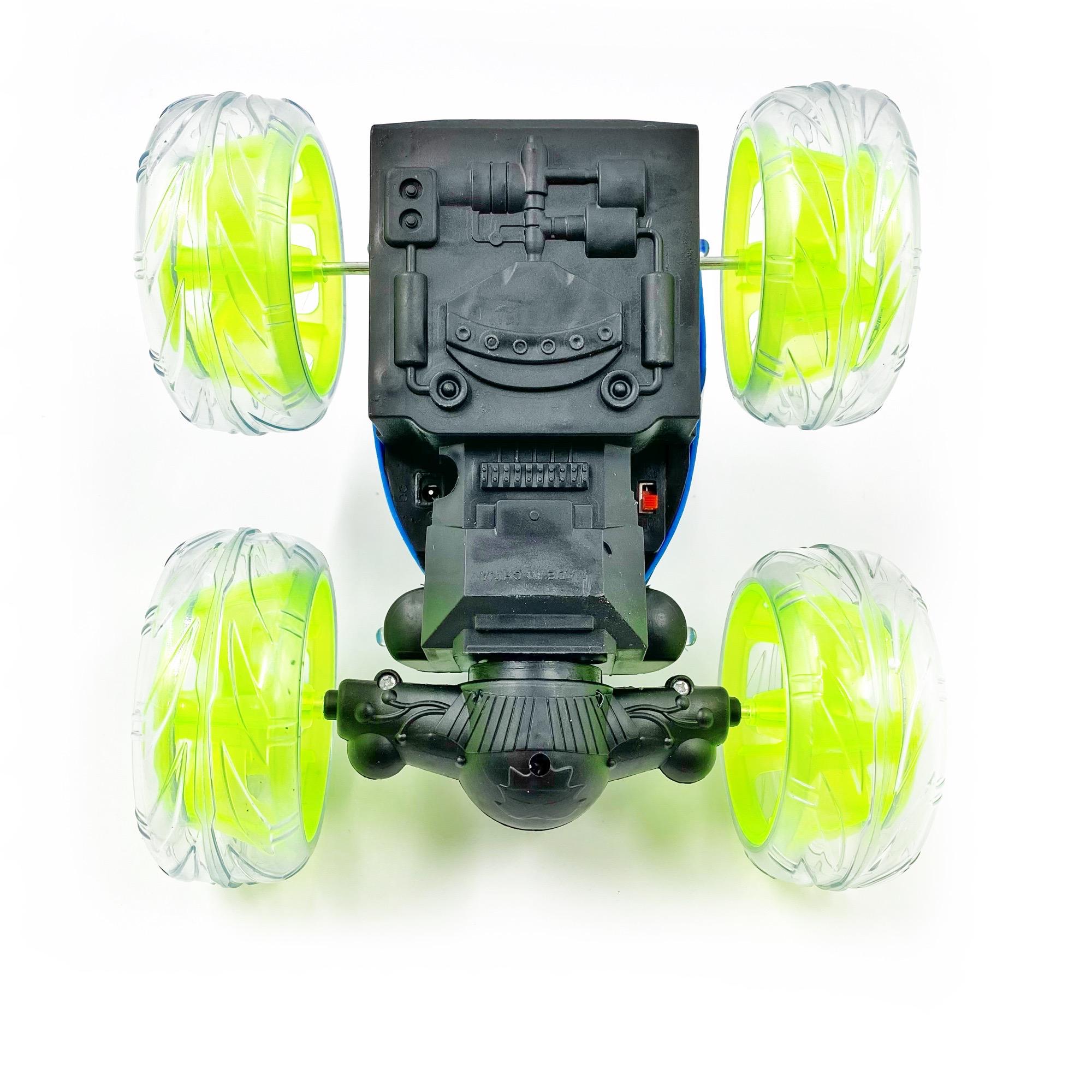 Машинка перевертыш Jia Yue Toys на радиоуправлении с подсветкой 4,8 В 16 см Синий (77463s) - фото 8 Машинка перевертыш Jia Yue Toys на радиоуправлении с подсветкой 4,8 В 16 см Синий (77463s) - фото 8