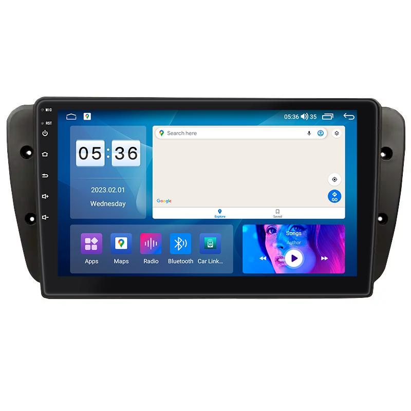 Автомагнитола штатная Lesko Prime для SEAT Ibiza IV 2008-2012 г. CarPlay/4G/Wi-Fi/GPS 4/64 GB 9" (11370-66240)