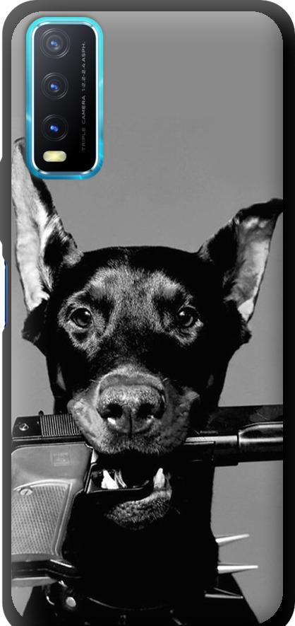 Чехол на Vivo Y20 Доберман (2745b-2078-42517)