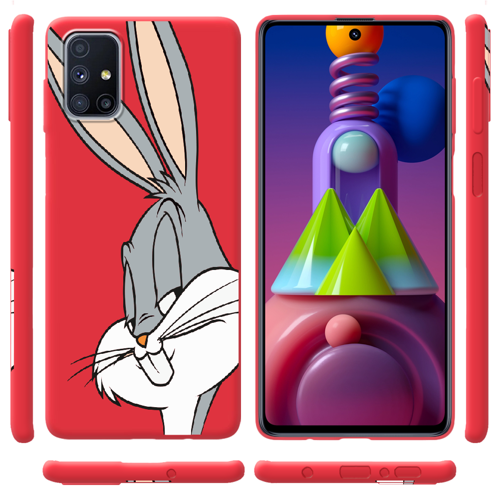 Чохол Boxface Samsung M515 Galaxy M51 Lucky Rabbit Червоний силікон  (40937-bk81-41570) - фото 2