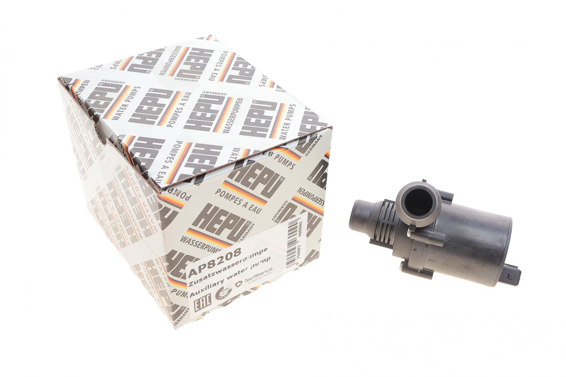 Насос системи охолодження додатковий Hepu BMW 5 E39 95-03/ X5 E53 00- (AP8208)