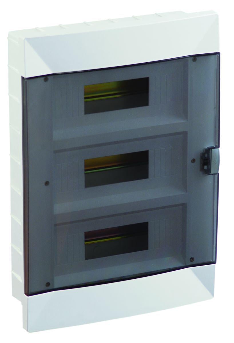 Щит Makel 36-модульный для скрытого монтажа с прозрачной дверцей (63036)