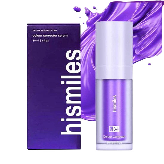 Средство для освещения тона зубов Hismile v34 Color Corrector 30 мл Филолетовый