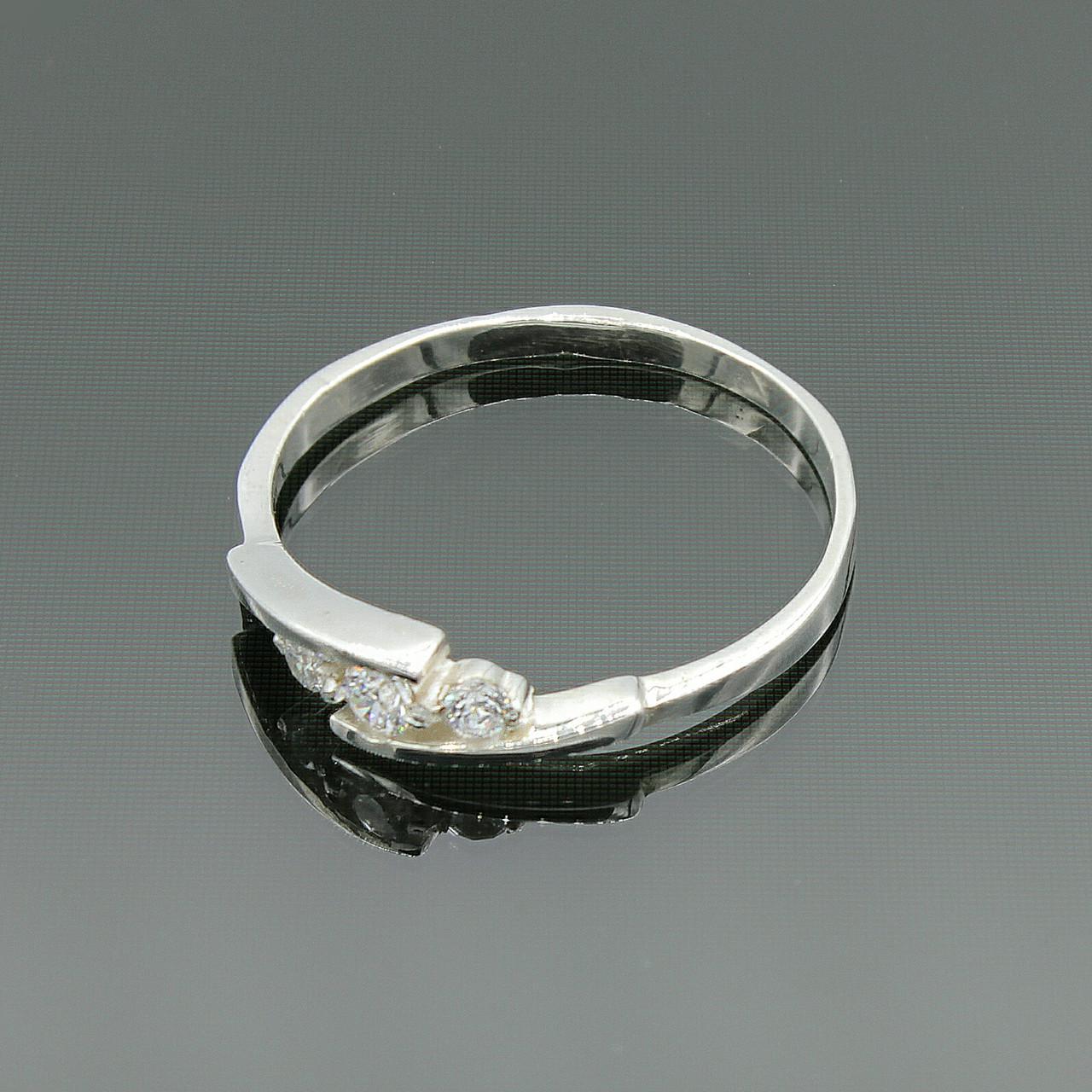 Серебряное кольцо Diva Ренессанс размер 17 с фианитами (029к170)