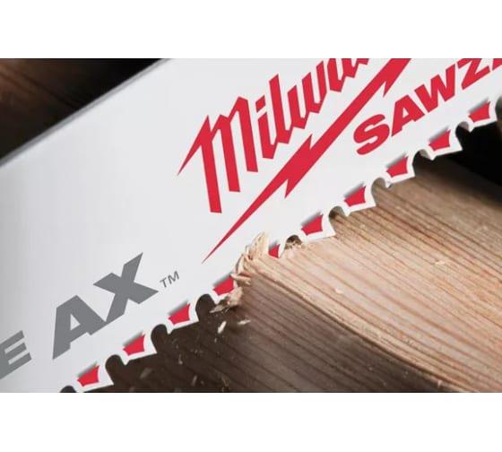 Полотно для шабельної пили Milwaukee по дереву із цвяхами та пластику Heavy Duty AX 5 шт. (48005026) - фото 6 Полотно для шабельної пили Milwaukee по дереву із цвяхами та пластику Heavy Duty AX 5 шт. (48005026) - фото 6