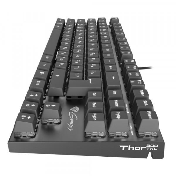 Клавиатура Genesis NKG-1826 Thor 300 TKL 87 Outemu Red USB Черный (10503940) - фото 4