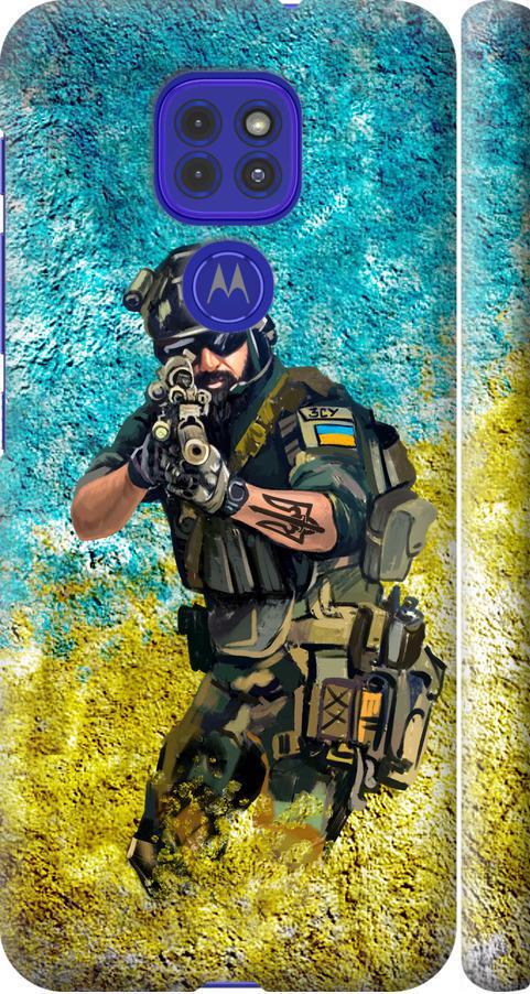 Чехол на Motorola G9 Play Воин ЗСУ (5311m-2105-42517)
