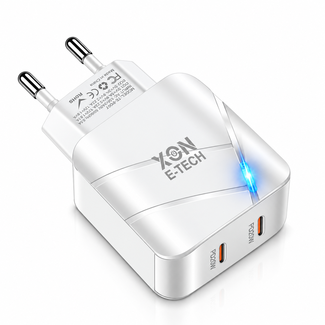 Зарядное устройство XON PowerCharge USB Type-C 40W Белый (PCWC040020A0С2W 6105)
