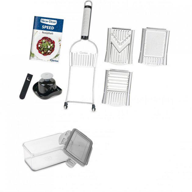 Овощерезка универсальная Nicer Dicer Speed и кухонный рубанок (9448563)