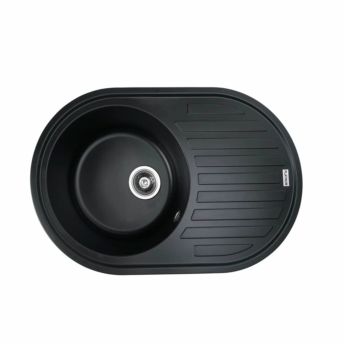 Мойка для кухни гранитная Platinum 7750 Lira Черный матовый (SP000025081) Мойка для кухни гранитная Platinum 7750 Lira Черный матовый (SP000025081)