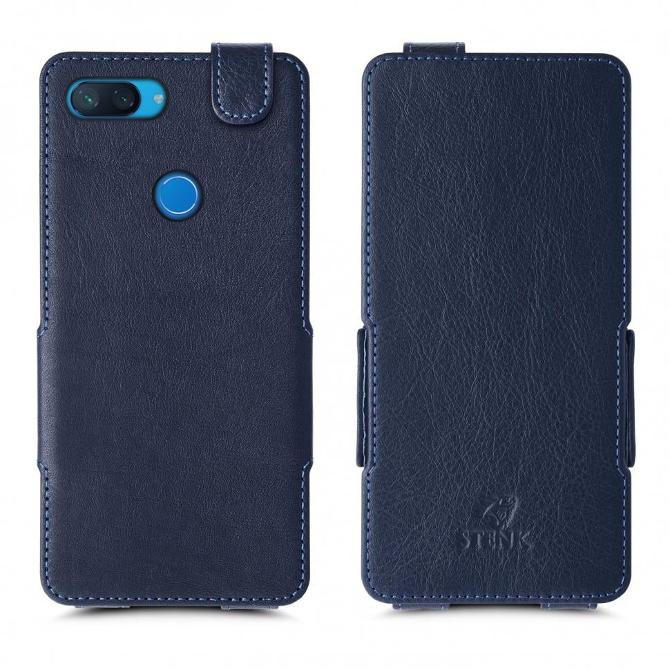 Чехол флип Stenk Prime для Xiaomi Mi 8 Lite Синий (62055)