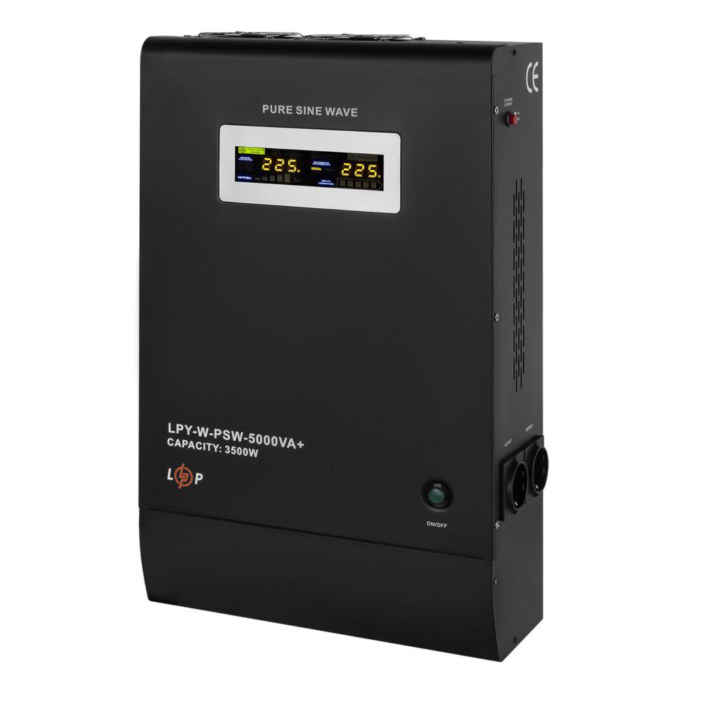 Источник бесперебойного питания LogicPower LPY-W-PSW-5000VA+ 3500 Вт 48В 140-275V LCD (24108262) - фото 2 Источник бесперебойного питания LogicPower LPY-W-PSW-5000VA+ 3500 Вт 48В 140-275V LCD (24108262) - фото 2