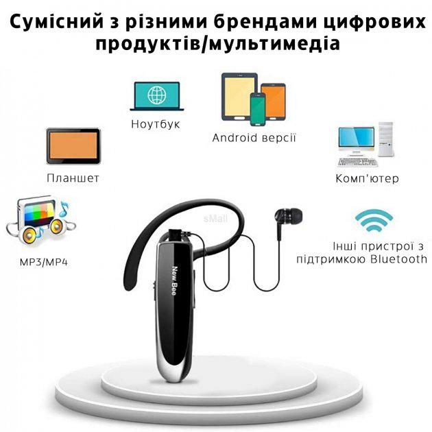 Гарнитура Bluetooth New Bee LC-B41 чорний (11253531) - фото 2