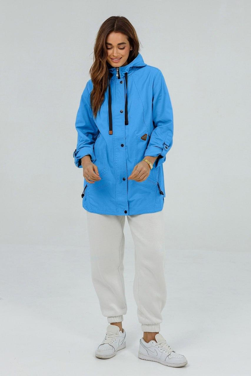 Вітровка жіноча 7XL Блакитний (349b/7XL)
