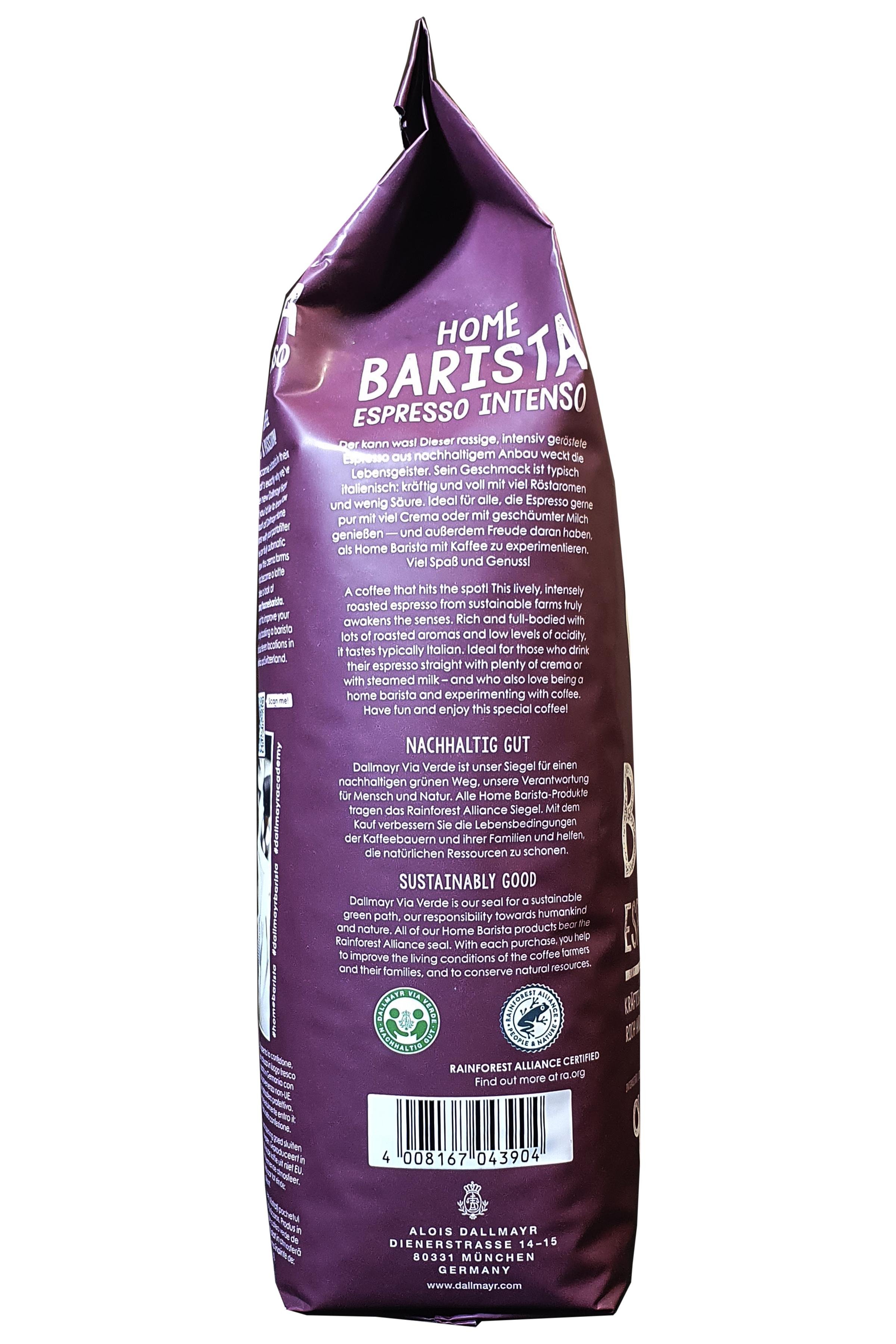 Кофе DALLMAYR Barista Espresso Intenso зерно 1 кг (57626) - фото 5 Кофе DALLMAYR Barista Espresso Intenso зерно 1 кг (57626) - фото 5