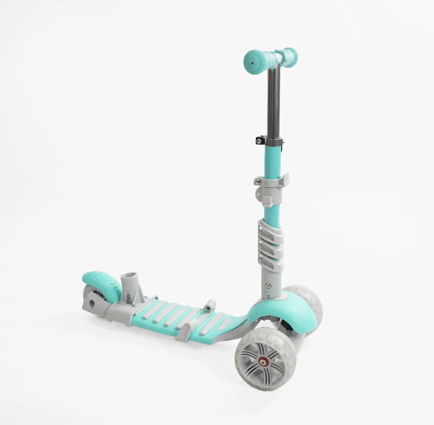 Самокат Best Scooter 5в1 P-67303/1 захисний бампер/PU колеса зі світлом/в коробці (25013621) - фото 4 Самокат Best Scooter 5в1 P-67303/1 захисний бампер/PU колеса зі світлом/в коробці (25013621) - фото 4