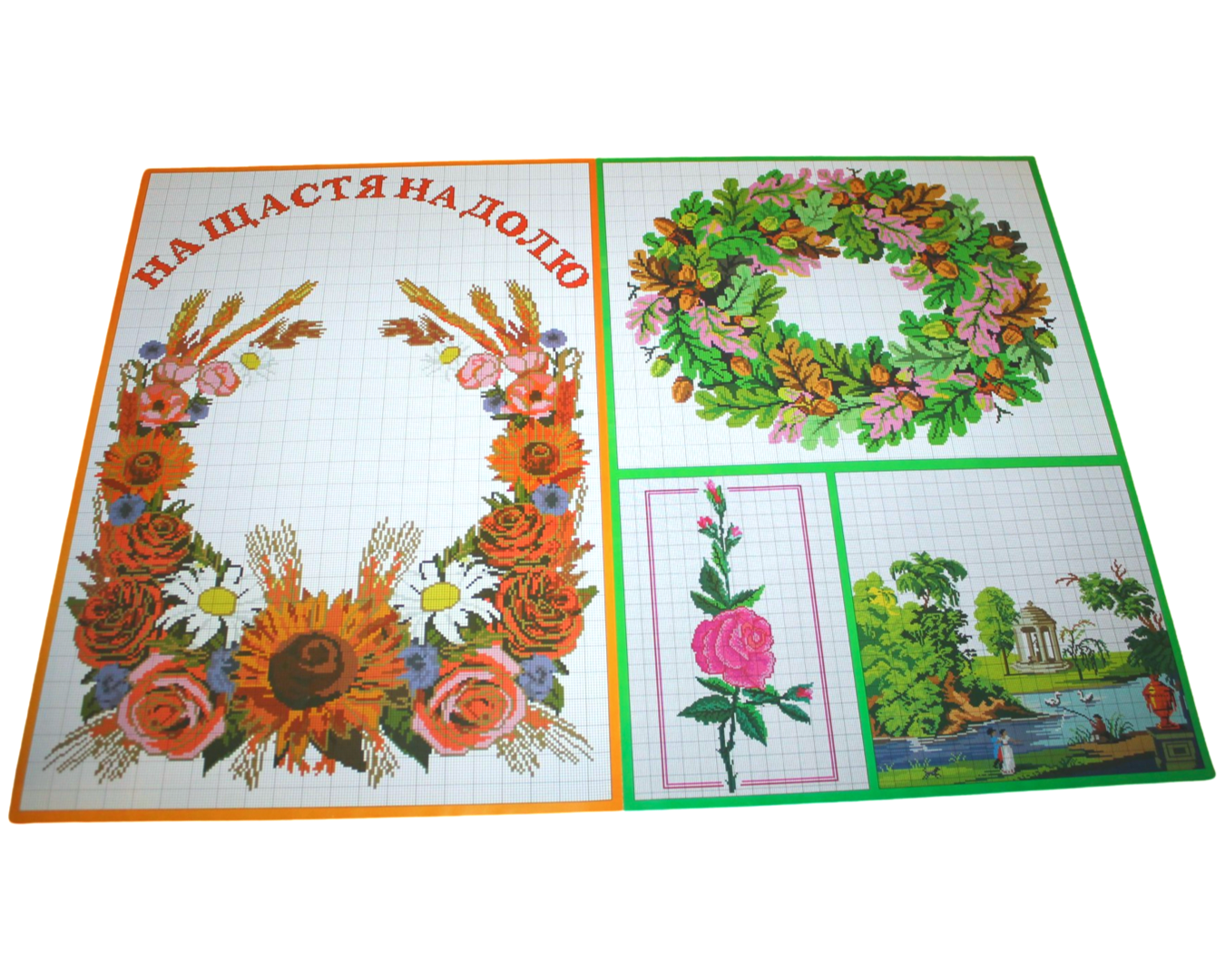 Схема для вышивания бумажные двухсторонние А3/А4/А5 (А3-023) Схема для вышивания бумажные двухсторонние А3/А4/А5 (А3-023)