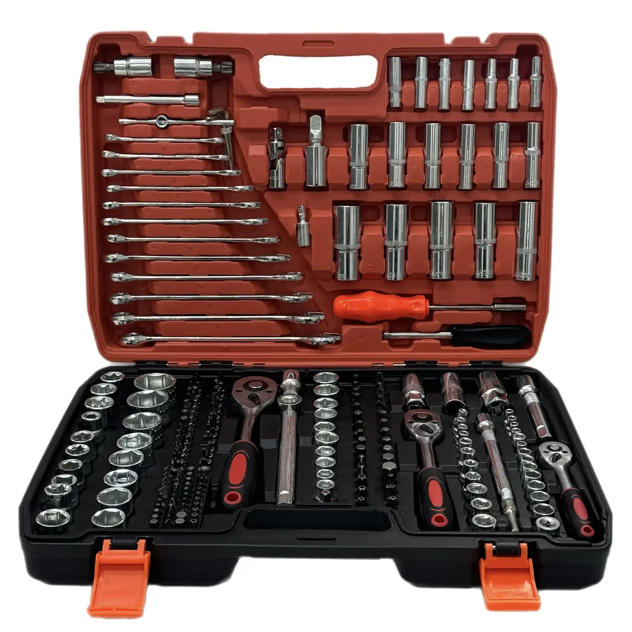 Набір торцевих головок/тріскачок/подовжувачів NEW TOOL 216 ел. (NTSS216)