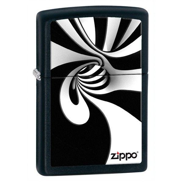 Зажигалка ZIPPO 28297 Spiral Black/White Зажигалка ZIPPO 28297 Spiral Black/White