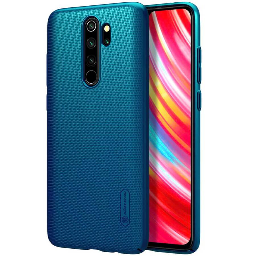 Чехол Nillkin Matte для Xiaomi Redmi Note 8 Pro Бирюзовый/Peacock blue - фото 1