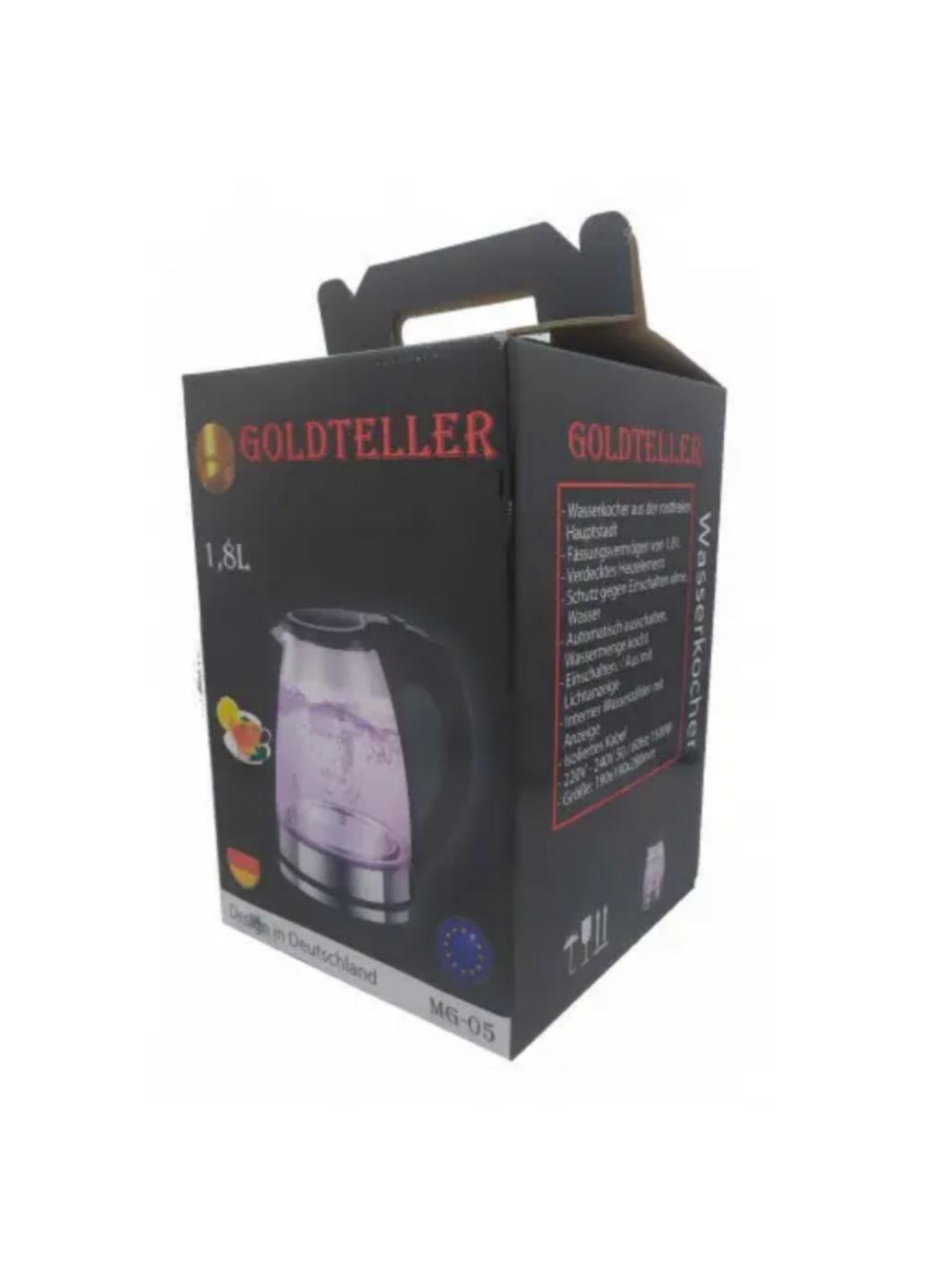 Чайник стеклянный электрический Glass Besser 10368 1,8 л 1800 W Черный (10368М) - фото 6 Чайник стеклянный электрический Glass Besser 10368 1,8 л 1800 W Черный (10368М) - фото 6