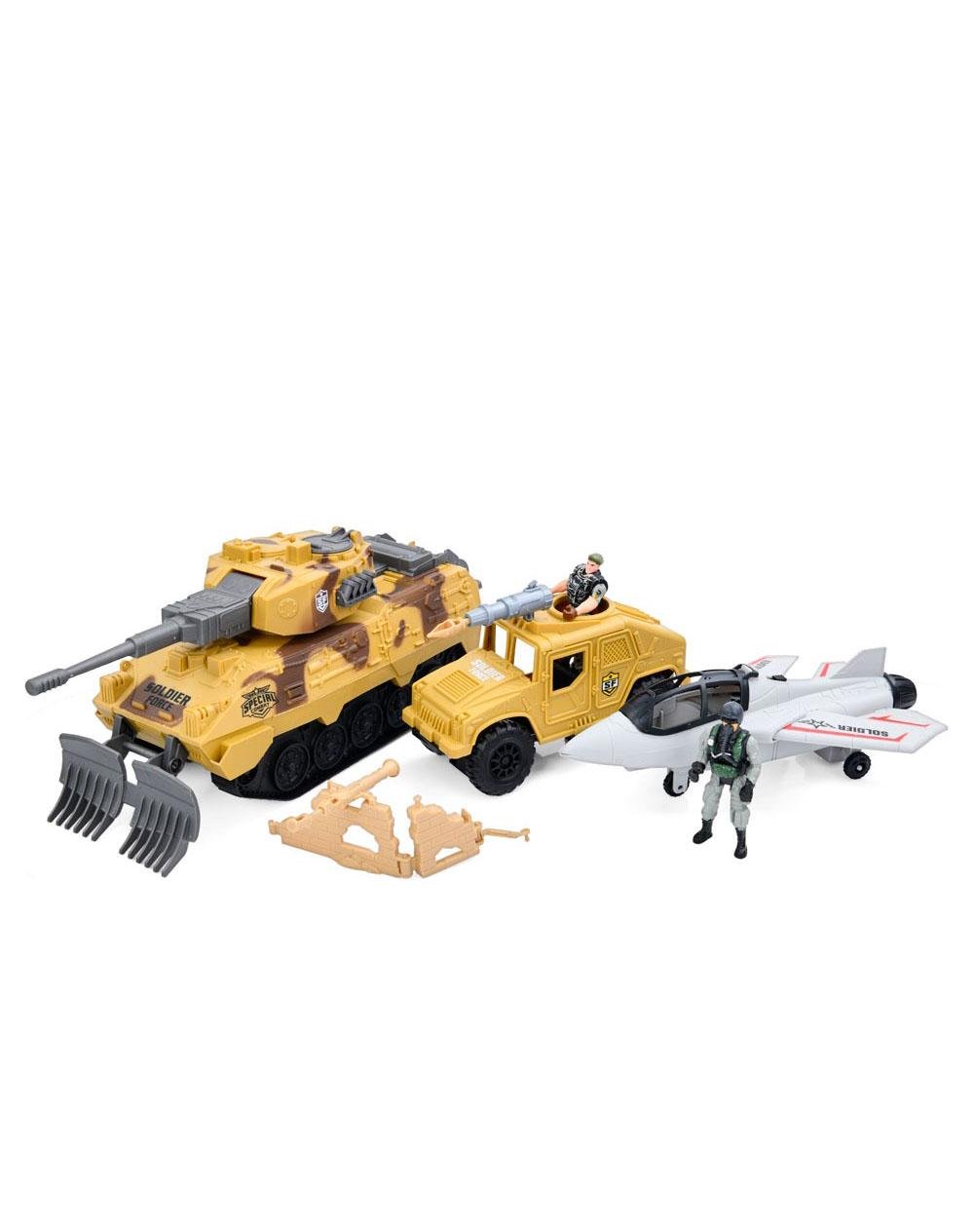 Набор военный Special combat 4 эл. и оружие (G3109-56-57)